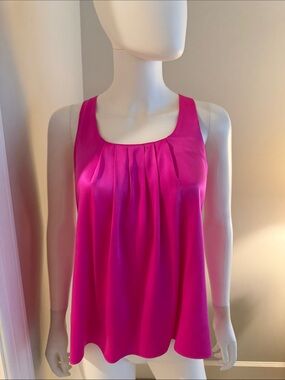 Alice & Trixie 100% Silk Pleated Tank Top